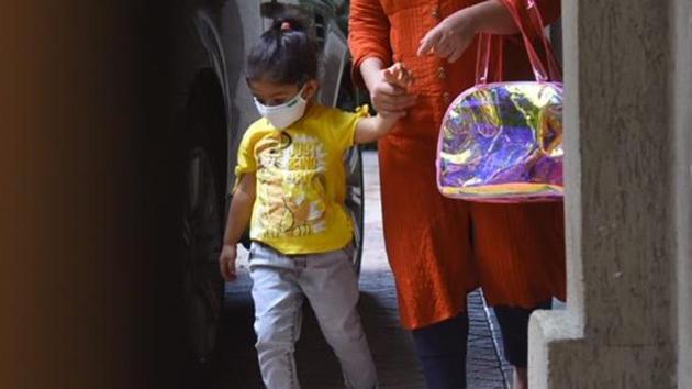 Kunal had said that Inaaya understands the dangers of stepping out during the coronavirus pandemic and warns him about it. (Varinder Chawla)