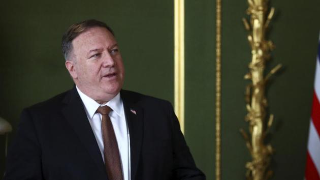 United States Secretary of State, Mike Pompeo speaks at Lancaster House, London on Tuesday.(AP File Photo) United States Secretary of State, Mike Pompeo speaks at Lancaster House, London on Tuesday.(AP File Photo)