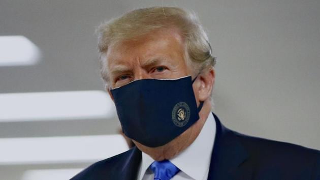 For months, aides tried to get Trump to wear a mask, saying they could have “MAGA”, “Trump-Pence 2020” or even the American flag printed on them. But he steadfastly refused and only wore a mask once in public. (AP file photo) For months, aides tried to get Trump to wear a mask, saying they could have “MAGA”, “Trump-Pence 2020” or even the American flag printed on them. But he steadfastly refused and only wore a mask once in public. (AP file photo)