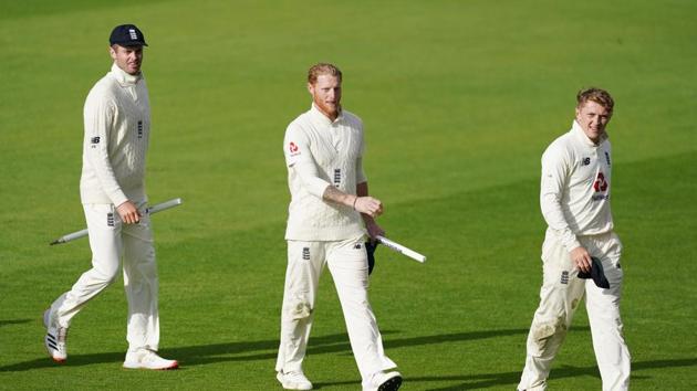 ICC World Test Championship: England celebrate win over West Indies.(REUTERS)