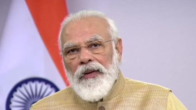 Prime Minister Narendra Modi is delivering the keynote address at the India Ideas Summit today. (ANI/Twitter) Prime Minister Narendra Modi is delivering the keynote address at the India Ideas Summit today. (ANI/Twitter)