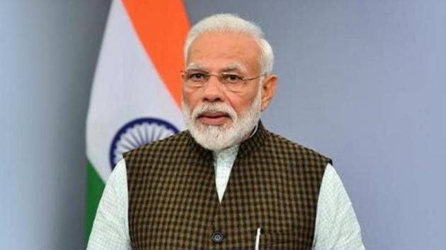 Prime Minister Narendra Modi addressing the India Ideas Summit hosted by the US-India Business Council via video conferencing.(TWITTER.)