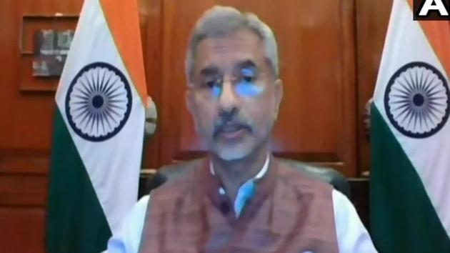 S Jaishankar at India Ideas Summit.(ANI Photo) S Jaishankar at India Ideas Summit.(ANI Photo)