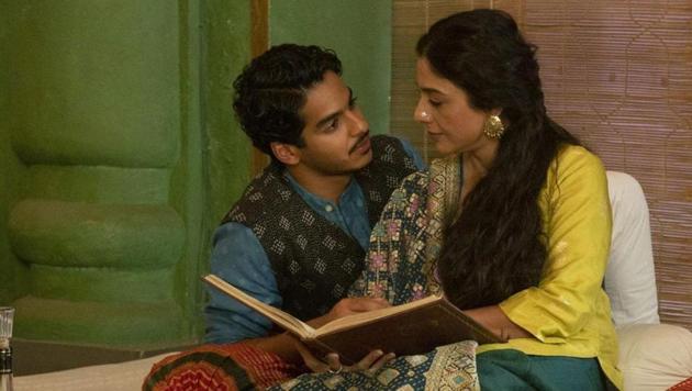 Ishaan Khatter and Tabu in a still from A Suitable Boy.(Instagram) Ishaan Khatter and Tabu in a still from A Suitable Boy.(Instagram)