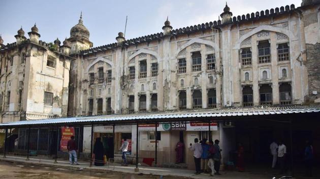 The OGH is one of the oldest and largest hospitals in India constructed during the Nizam’s reign.(HT PHOTO.)