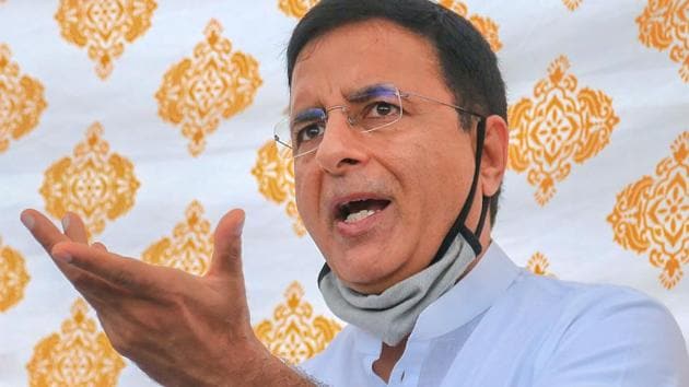 Senior Congress leader Randeep Singh Surjewala said Joshi’s ruthless murder has exposed the face of “goondaraj” (rule by hooligans) in Uttar Pradesh as he listed a number of crimes against journalists in the state.(PTI)