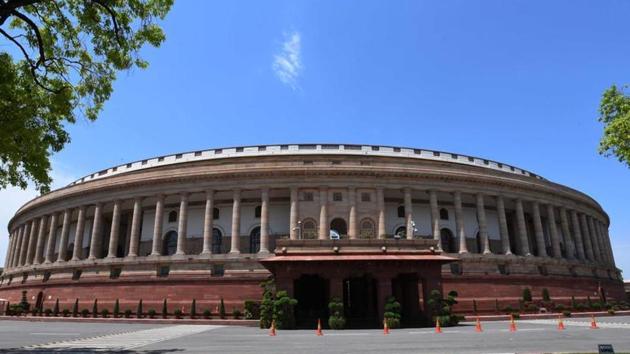 A view of the Parliament House in New Delhi, India. (Mohd Zakir/HT PHOTO) A view of the Parliament House in New Delhi, India. (Mohd Zakir/HT PHOTO)