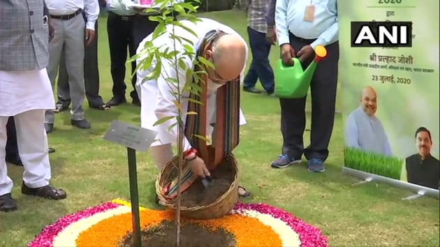 The Home Minister also lauded several initiatives by the Coal Ministry.(ANI Photo) The Home Minister also lauded several initiatives by the Coal Ministry.(ANI Photo)