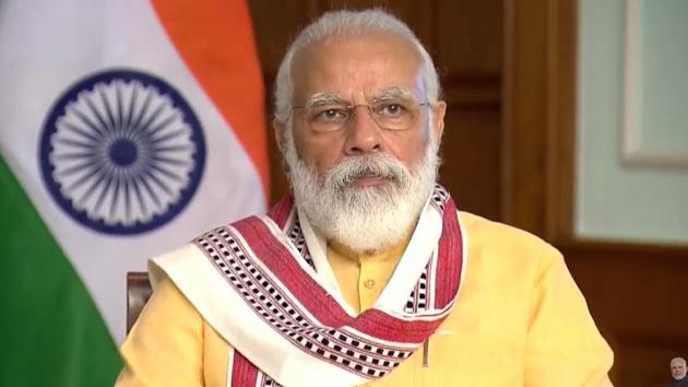 Prime Minister Narendra Modi laid the foundation stone for Manipur Water Supply Project through video conferencing on Thursday.(Pic: YouTube/Narendra Modi) Prime Minister Narendra Modi laid the foundation stone for Manipur Water Supply Project through video conferencing on Thursday.(Pic: YouTube/Narendra Modi)