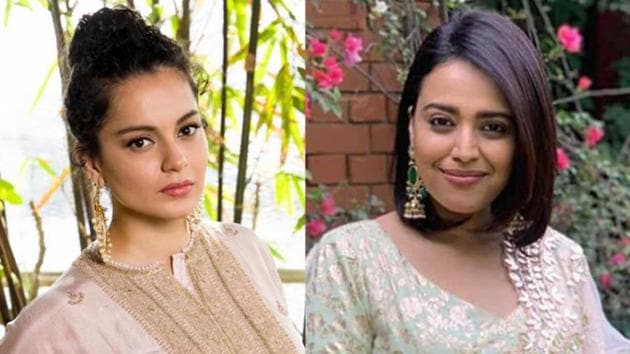 Swara Bhasker asked Kangana Ranaut not to ‘deviate’ from the conversation by calling her colleagues names. Swara Bhasker asked Kangana Ranaut not to ‘deviate’ from the conversation by calling her colleagues names.