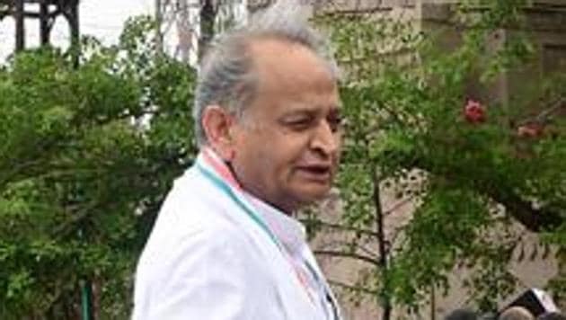 In the letter, Ashok Gehlot had alleged that there had been large-scale attempts to destabilize the elected Congress government in the state and accused the Bharatiya Janata Party (BJP) of trying to poach Congress legislators. (HT PHOTO.) In the letter, Ashok Gehlot had alleged that there had been large-scale attempts to destabilize the elected Congress government in the state and accused the Bharatiya Janata Party (BJP) of trying to poach Congress legislators. (HT PHOTO.)