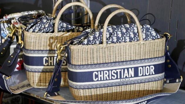 Creations by designer Maria Grazia Chiuri are displayed ahead of Dior's 2021 Cruise collection presentation at Dior fashion house in Paris. (REUTERS/Charles Platiau) Creations by designer Maria Grazia Chiuri are displayed ahead of Dior's 2021 Cruise collection presentation at Dior fashion house in Paris. (REUTERS/Charles Platiau)