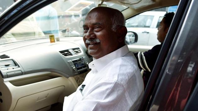 In the December 2019 by-polls held for 15 seats, Vishwanath was one of the prominent candidates to lose contesting on a BJP ticket. (ANI PHOTO.) In the December 2019 by-polls held for 15 seats, Vishwanath was one of the prominent candidates to lose contesting on a BJP ticket. (ANI PHOTO.)