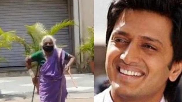Riteish Deshmukh has discovered 85 year old woman with brilliant lathi skills. Riteish Deshmukh has discovered 85 year old woman with brilliant lathi skills.