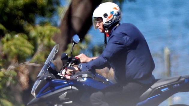Brazil's President Jair Bolsonaro rides his motorcycle at the Alvorada, amid the coronavirus disease (Covid-19) outbreak, in Brasilia, Brazil. (Reuters) Brazil's President Jair Bolsonaro rides his motorcycle at the Alvorada, amid the coronavirus disease (Covid-19) outbreak, in Brasilia, Brazil. (Reuters)
