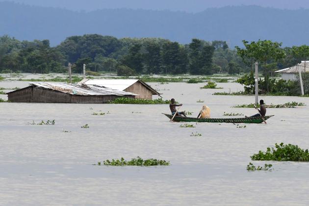 A study by the Asian Development Bank says that floods account for at least half of all climate-related disasters in India(AFP)