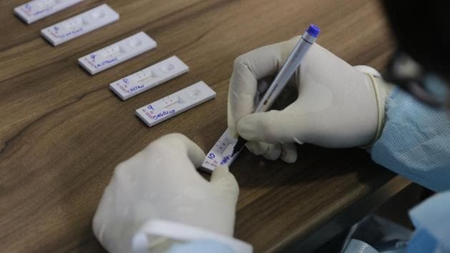 On June 2, the hospital informed them that she had tested positive for the coronavirus. (AP file photo. Representative image) On June 2, the hospital informed them that she had tested positive for the coronavirus. (AP file photo. Representative image)