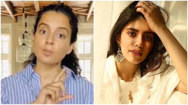 Sanjana Sanghi has responded to allegations made by Kangana Ranaut’s team.