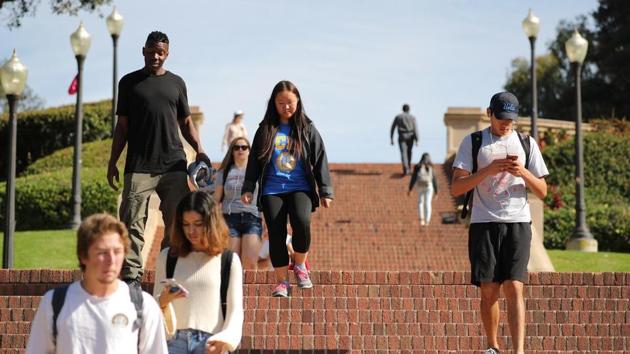 The announcement primarily affects new students hoping to enroll at universities that will provide classes entirely online as a result of the coronavirus pandemic. (Reuters) The announcement primarily affects new students hoping to enroll at universities that will provide classes entirely online as a result of the coronavirus pandemic. (Reuters)