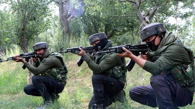 As the forces were conducting the search, terrorists fired upon them.(ANI file photo)
