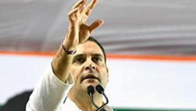 Congress leader Rahul Gandhi.(ANI)