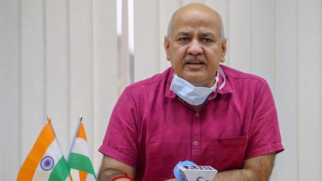 Delhi Deputy Chief Minister Manish Sisodia addresses a press conference. (PTI) Delhi Deputy Chief Minister Manish Sisodia addresses a press conference. (PTI)