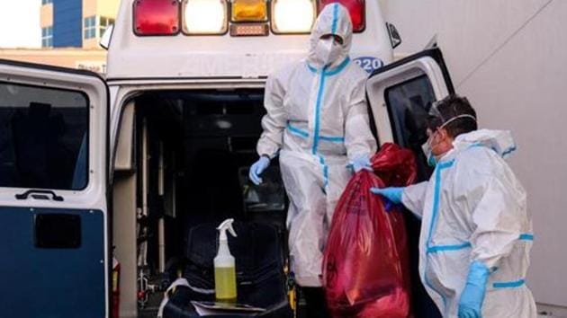 Early June was the last time the United States recorded over 1,000 deaths a day for four days in a row, resulting from fallout from infections in April. (Reuters)