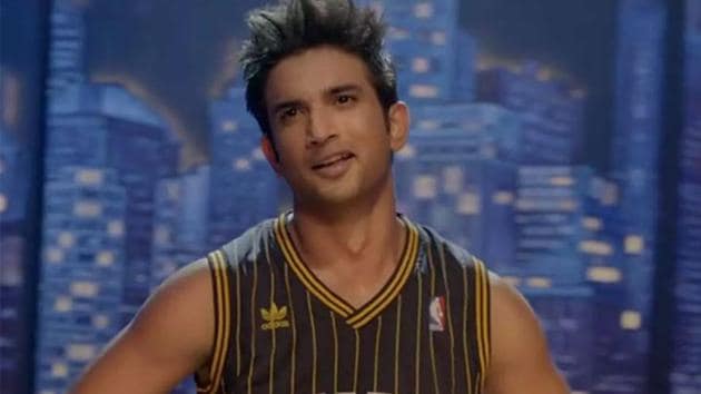 Sushant Singh Rajput in a still from Dil Bechara.