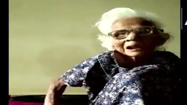 100-year-old Hallamma from Karnataka beat Covid-19 and described it nothing more than common cold. (ANI) 100-year-old Hallamma from Karnataka beat Covid-19 and described it nothing more than common cold. (ANI)