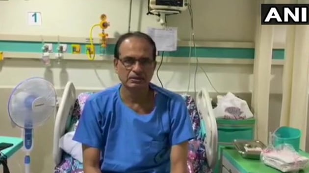 The MP chief minister, who has been admitted to a hospital in Bhopal for treatment, said he was doing fine as he praised frontline workers in the fight against Covid-19. (ANI) The MP chief minister, who has been admitted to a hospital in Bhopal for treatment, said he was doing fine as he praised frontline workers in the fight against Covid-19. (ANI)