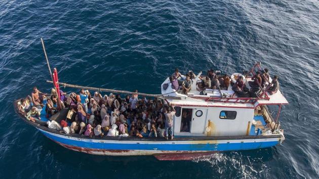 Malaysia has stepped up maritime patrols since the outbreak of the coronavirus epidemic in a bid to stop Rohingya boats from landing.(AP file photo. Representative image) Malaysia has stepped up maritime patrols since the outbreak of the coronavirus epidemic in a bid to stop Rohingya boats from landing.(AP file photo. Representative image)