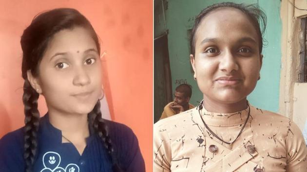 Priya Lal, 17, and Rinku Bathra,17, both friends and students of Science-Math group, from Government excellence higher secondary school no. 1, Mandsaur scored 99% marks. (HT) Priya Lal, 17, and Rinku Bathra,17, both friends and students of Science-Math group, from Government excellence higher secondary school no. 1, Mandsaur scored 99% marks. (HT)