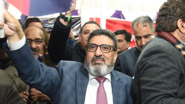 Former state finance minister Syed Altaf Bukhari. (Waseem Andrabi/ Hindustan Times) Former state finance minister Syed Altaf Bukhari. (Waseem Andrabi/ Hindustan Times)