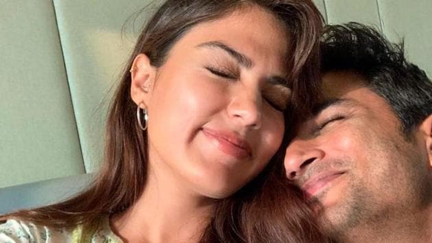 Sushant Singh Rajput and Rhea Chakraborty.