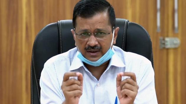 Delhi CM Arvind Kejriwal addresses during a joint press conference, in New Delhi on Monday. (ANI) Delhi CM Arvind Kejriwal addresses during a joint press conference, in New Delhi on Monday. (ANI)
