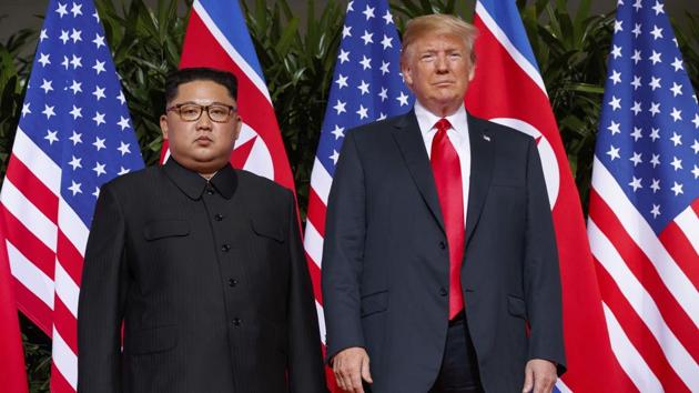 While Trump has left the door open for another summit with Kim, North Korea has said it sees no point in engaging with Washington, accusing it of breaking promises made at the first historic summit two years ago and turning dreams for peace into “a dark nightmare.” (AP file photo) While Trump has left the door open for another summit with Kim, North Korea has said it sees no point in engaging with Washington, accusing it of breaking promises made at the first historic summit two years ago and turning dreams for peace into “a dark nightmare.” (AP file photo)
