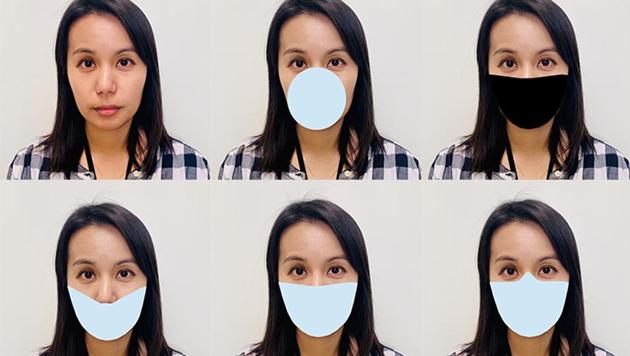 This photo provided by the National Institute of Standards and Technology (NIST) shows digitally applied mask shapes to photos and tested the performance of face recognition algorithms developed before COVID appeared. Because real-world masks differ, the team came up with variants that included differences in shape, color, and nose coverage. A preliminary study published by a U.S. agency on Monday, July 27, 2020, found that even the best commercial facial recognition systems have error rates as high as 50% when trying to identify masked faces. (AP) This photo provided by the National Institute of Standards and Technology (NIST) shows digitally applied mask shapes to photos and tested the performance of face recognition algorithms developed before COVID appeared. Because real-world masks differ, the team came up with variants that included differences in shape, color, and nose coverage. A preliminary study published by a U.S. agency on Monday, July 27, 2020, found that even the best commercial facial recognition systems have error rates as high as 50% when trying to identify masked faces. (AP)