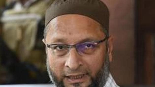 Asaduddin Owaisi is AIMIM MP from Hyderabad and has often courted controversy over his strong views.(PTI Photo)