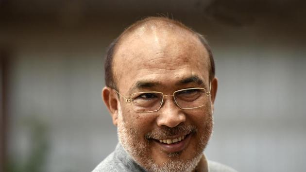 Manipur Chief Minister N Biren Singh. (HT PHOTO) Manipur Chief Minister N Biren Singh. (HT PHOTO)