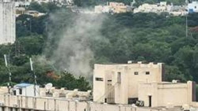 As a preventive measure, the state government did not allow anyone into the premises, as there is a danger of accidents happening while demolishing the high-rise buildings.(PTI file photo) As a preventive measure, the state government did not allow anyone into the premises, as there is a danger of accidents happening while demolishing the high-rise buildings.(PTI file photo)