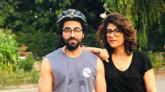 Ayushmann Khurrana and Tahira Kashyap are in Chandigarh with their family.