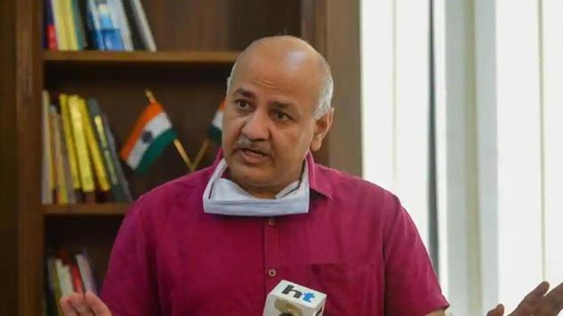 Delhi education minister Manish Sisodia.(HT photo)