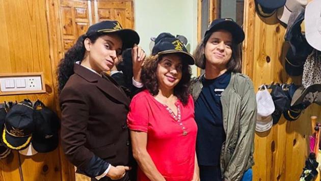 Kangana Ranaut is currently in Manali with her family. Kangana Ranaut is currently in Manali with her family.