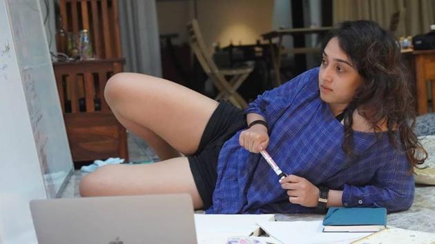 Ira Khan shared a glimpse of her work-from-home setting. Ira Khan shared a glimpse of her work-from-home setting.