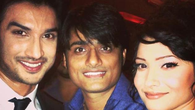 Sandip Ssingh with Sushant Singh Rajput and Ankita Lokhande during good times.