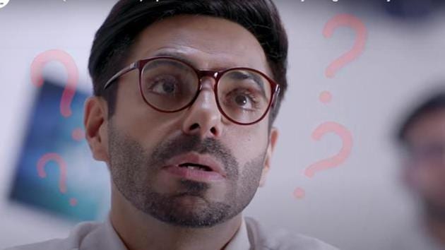 Aparshakti in a still from the new music video. Aparshakti in a still from the new music video.