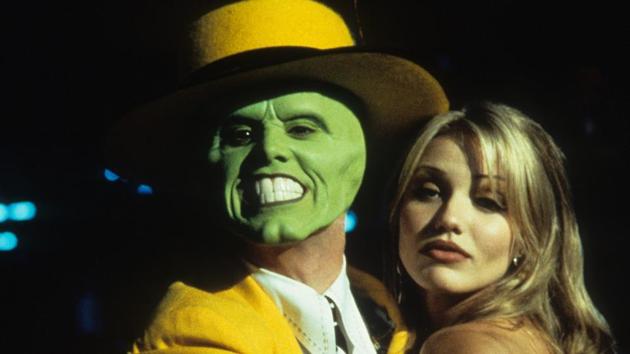 Jim Carrey and Cameron Diaz in 'The Mask', 1994.(Getty Images)