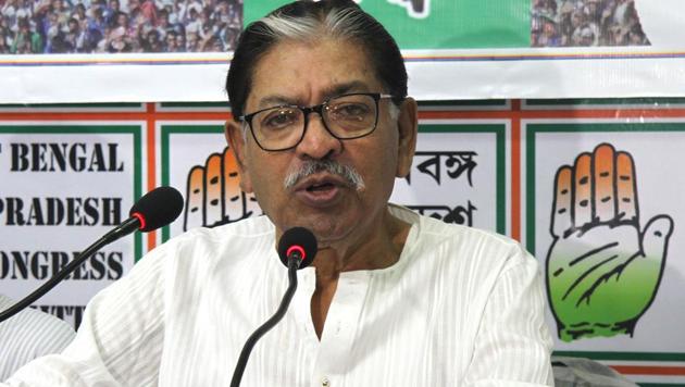 West Bengal Congress president Somen Mitra died in Kolkata on Thursday morning.(ANI File Photo) West Bengal Congress president Somen Mitra died in Kolkata on Thursday morning.(ANI File Photo)