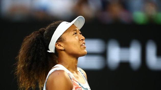 Tennis - Australian Open - Third Round - Melbourne Park, Melbourne, Australia - January 24, 2020. Japan's Naomi Osaka reacts during the match against Cori Gauff of the U.S. REUTERS/Hannah Mckay(REUTERS) Tennis - Australian Open - Third Round - Melbourne Park, Melbourne, Australia - January 24, 2020. Japan's Naomi Osaka reacts during the match against Cori Gauff of the U.S. REUTERS/Hannah Mckay(REUTERS)