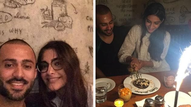 Sonam K Ahuja celebrates her birthday with the media by cutting the cake
